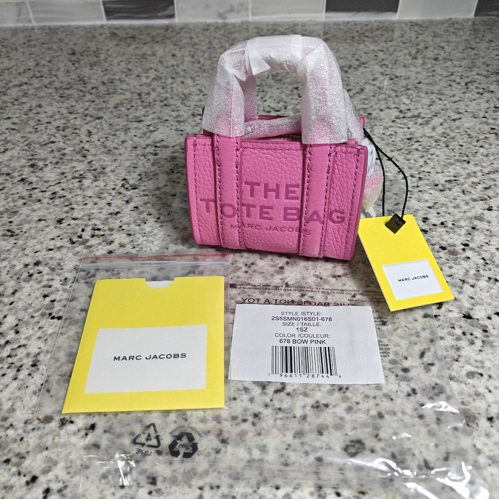 Marc jacobs The Nano Tote Crossbody (bow pink) - Picture 2 of 10